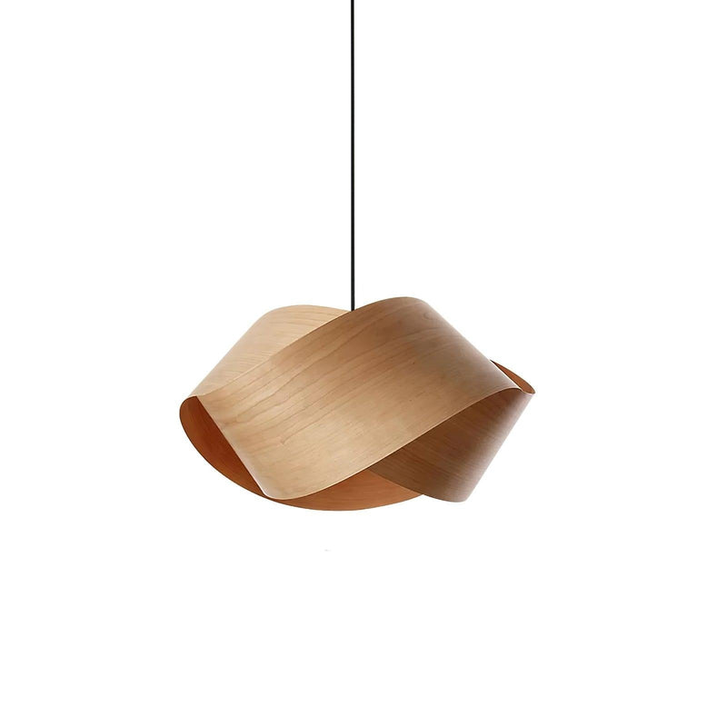 Moderne Hängelampe aus Holz für das Esszimmer